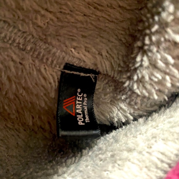 SALE 💝 
Patagonia Gray and Pink Teddy Jacket sweater women’s XL - Picture 9 of 14